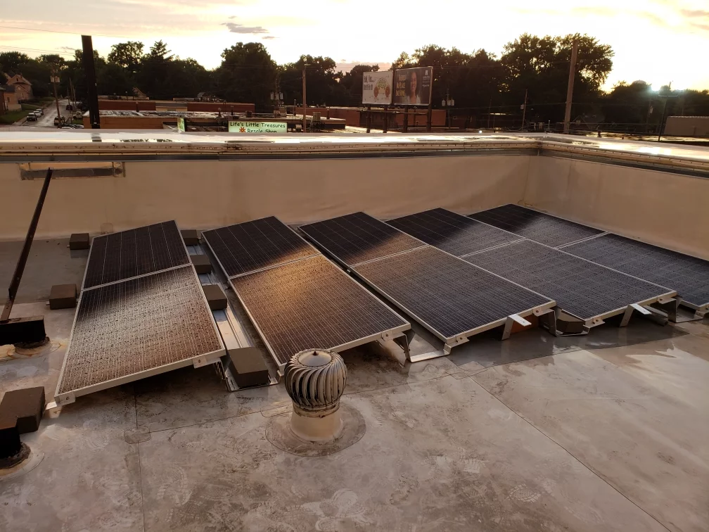 Parkview garage solar